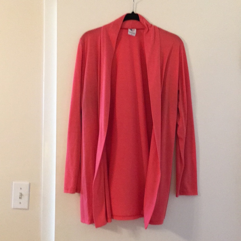 Coral Hip Length Cardigan by Rags & Couture